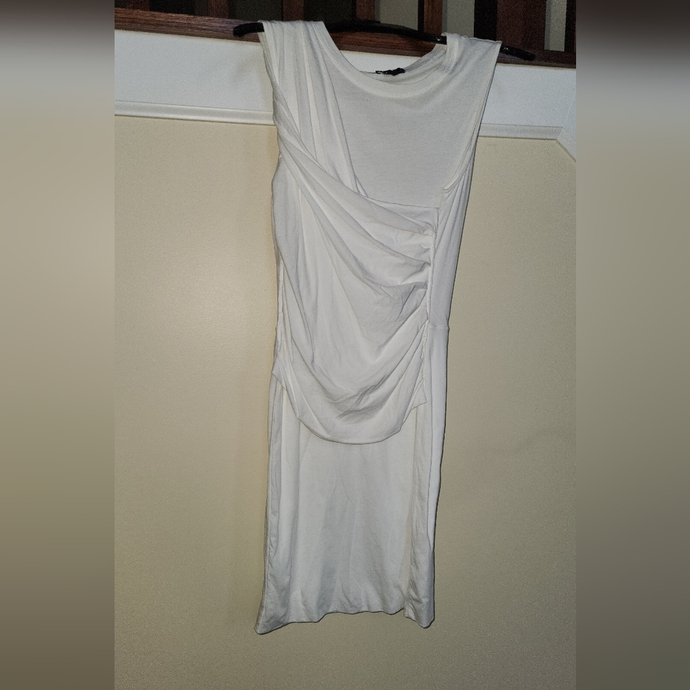 Theory Tp Dress Draped White New